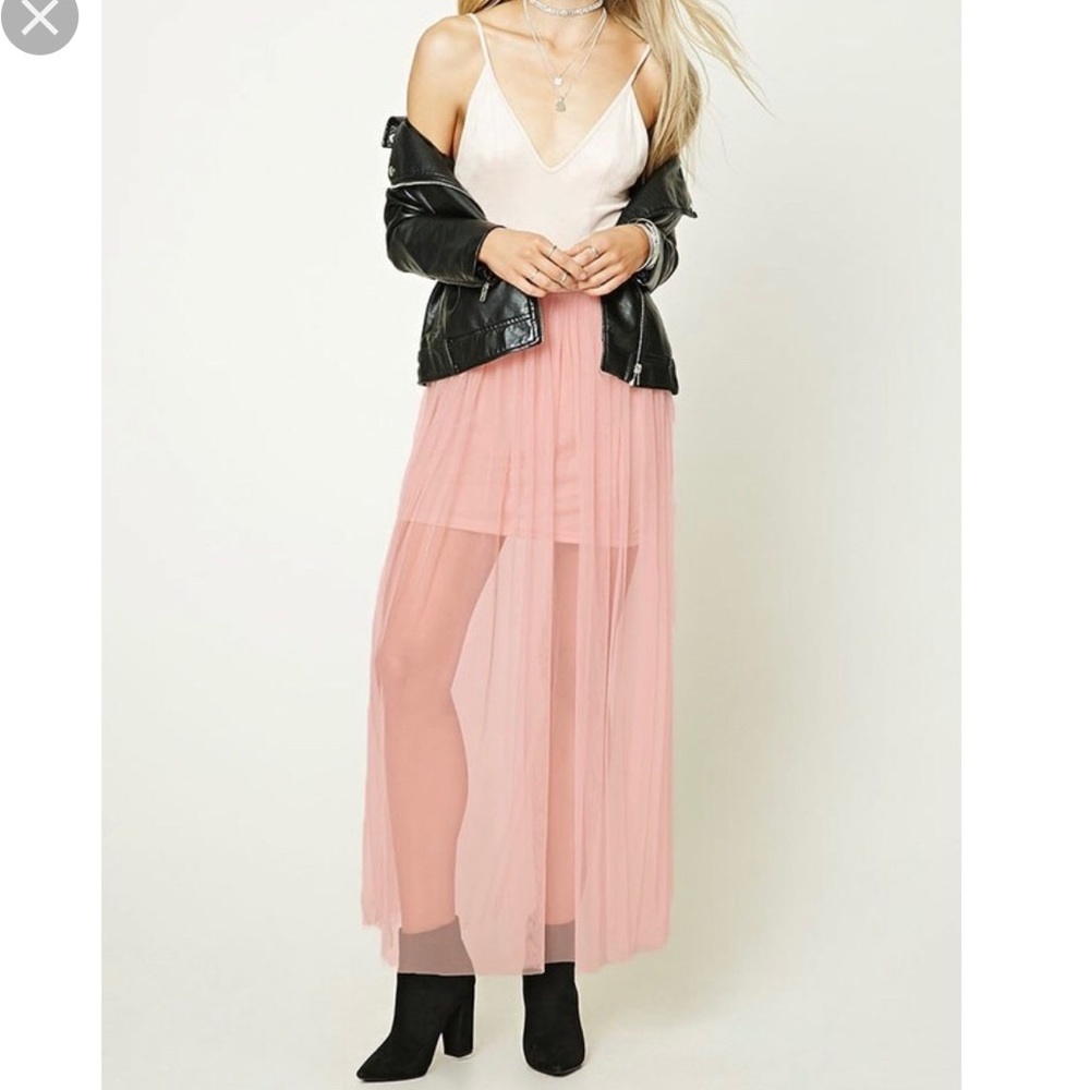 Floor Length Tulle Skirt